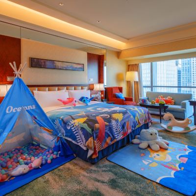 盛世閣親子大床房 青島香格里拉大酒店優惠