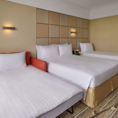 家庭客房, 1張大床及1張單人床 香港柏寧鉑爾曼酒店優惠