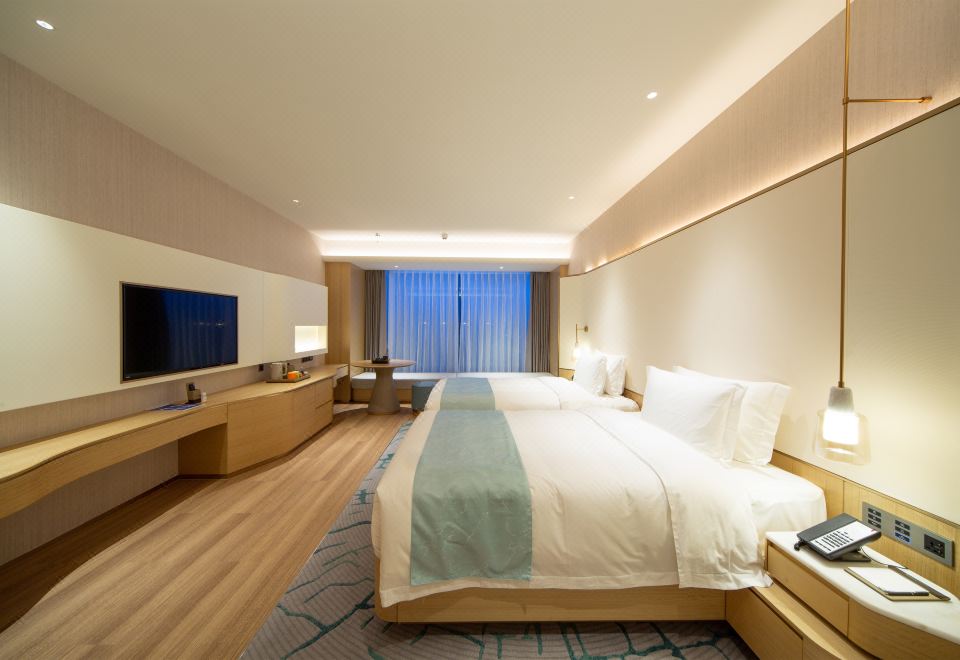 豪華園景雙床房