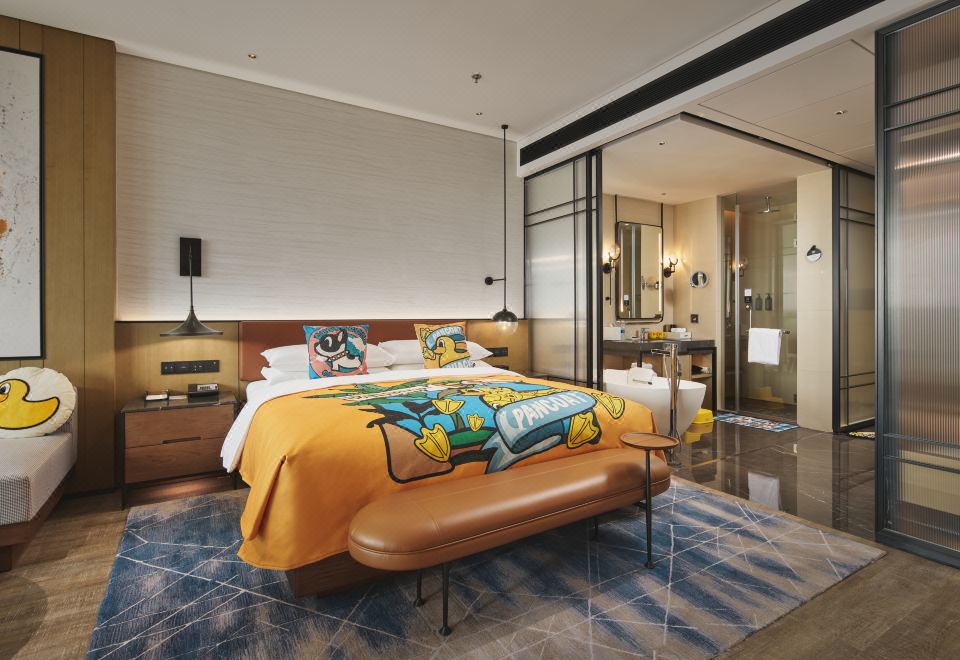 Sheraton Ningbo Xiangshan ResortPanku B.Duck Sea-View Family Double Bed Room