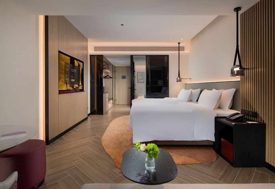 雅痞山景雙床房