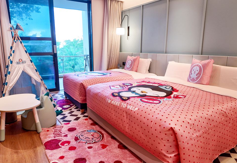 海底小縱隊（小公主親子房+MINI吧+天然乳膠枕）