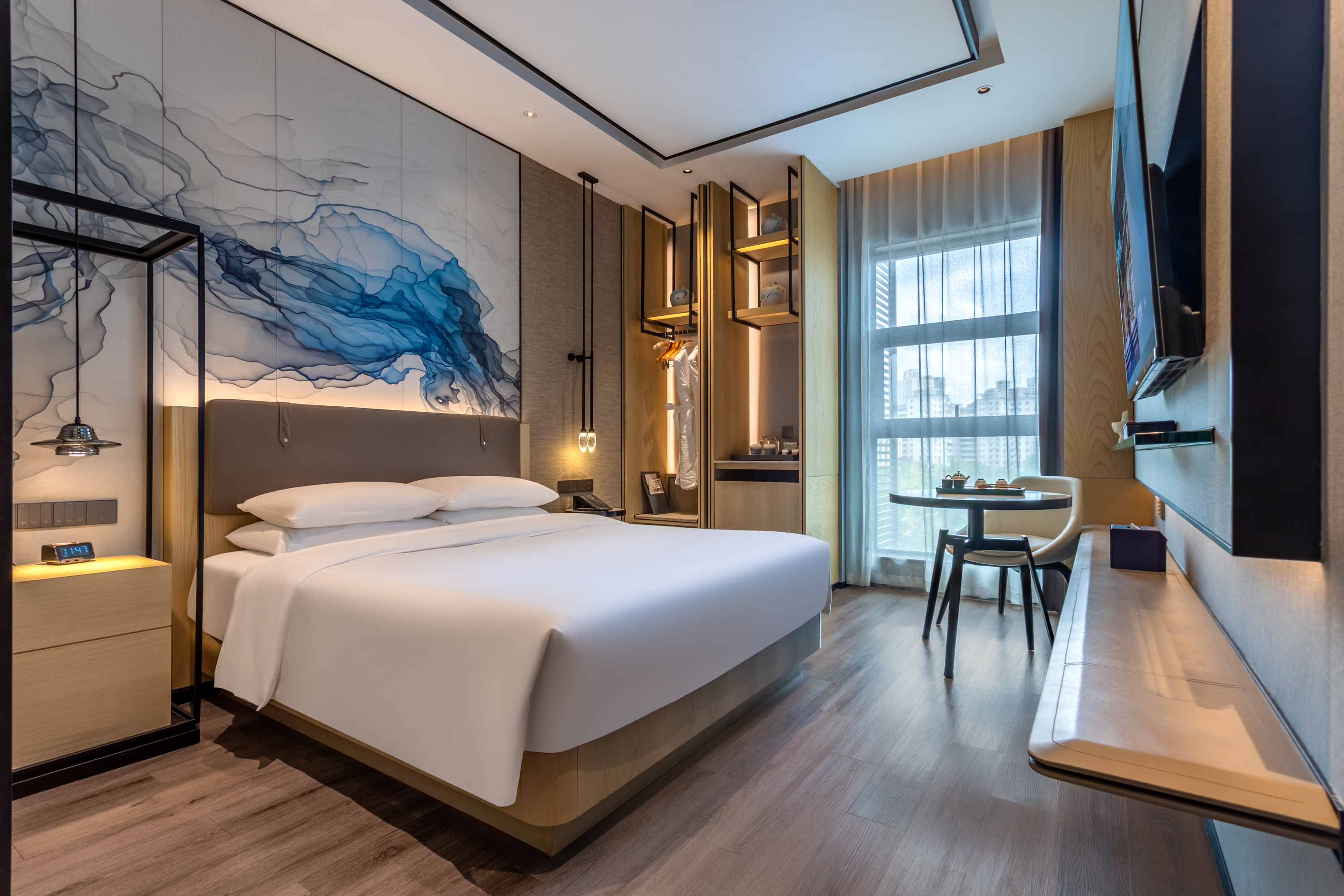 雅致大床房（手机投屏+小冰箱+蓝牙音响）