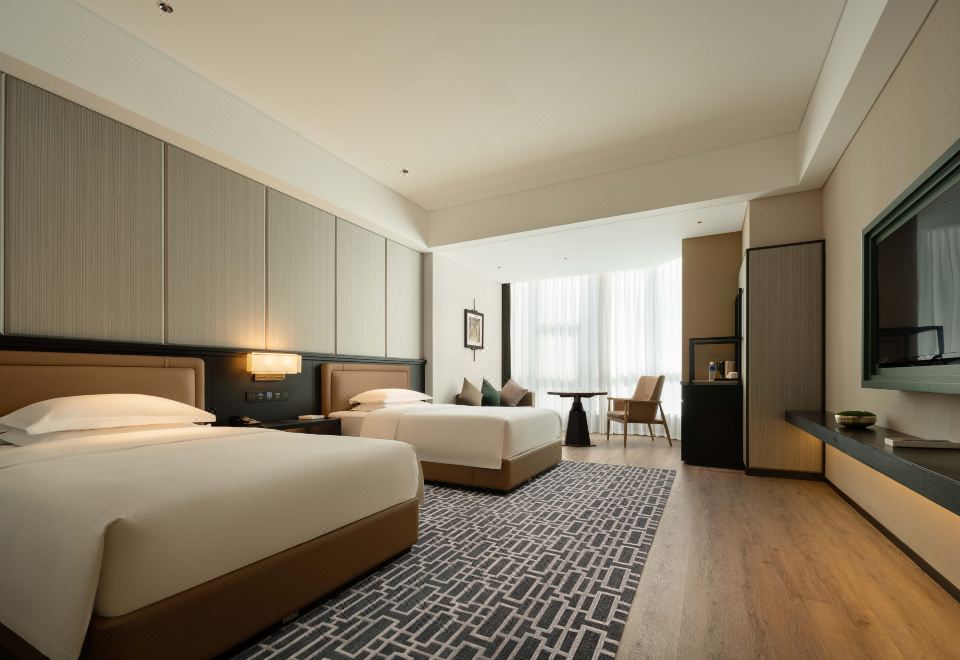 豪華雙床房【超大陽台落地窗+絕美視野】