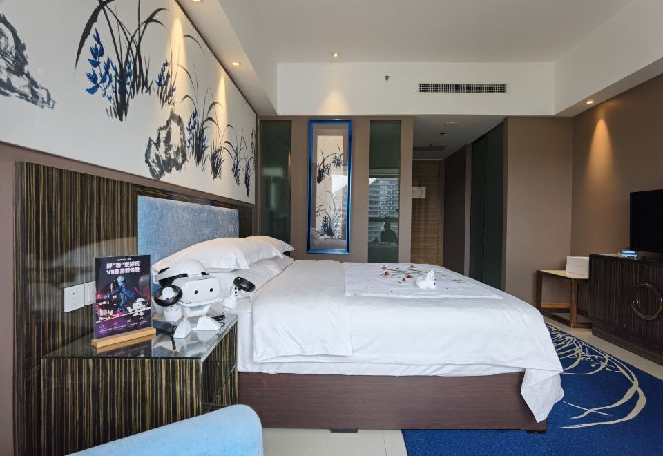 奇遇VR沉浸式观影大床房（VR4K巨幕观影+VR游戏）