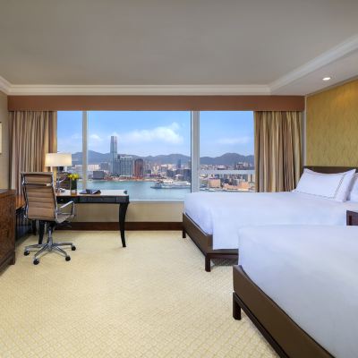 豪華海景行政相連家庭房 香港港麗酒店優惠