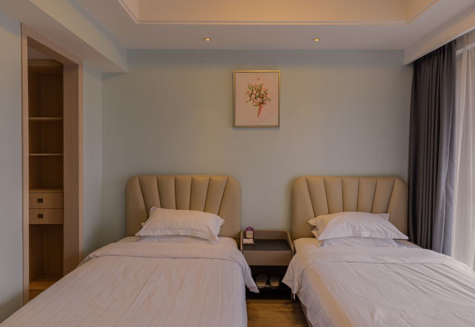 豪華雙人公寓【靜謐舒適+品質洗護+乾濕分離+落地景】