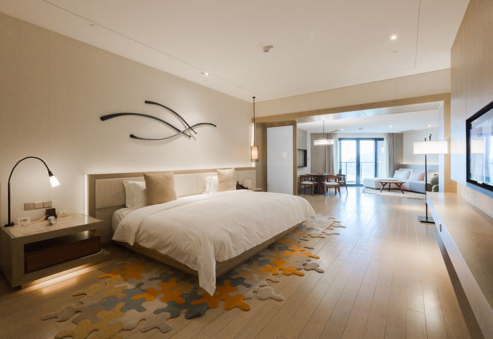 家庭套房 超大床 海景