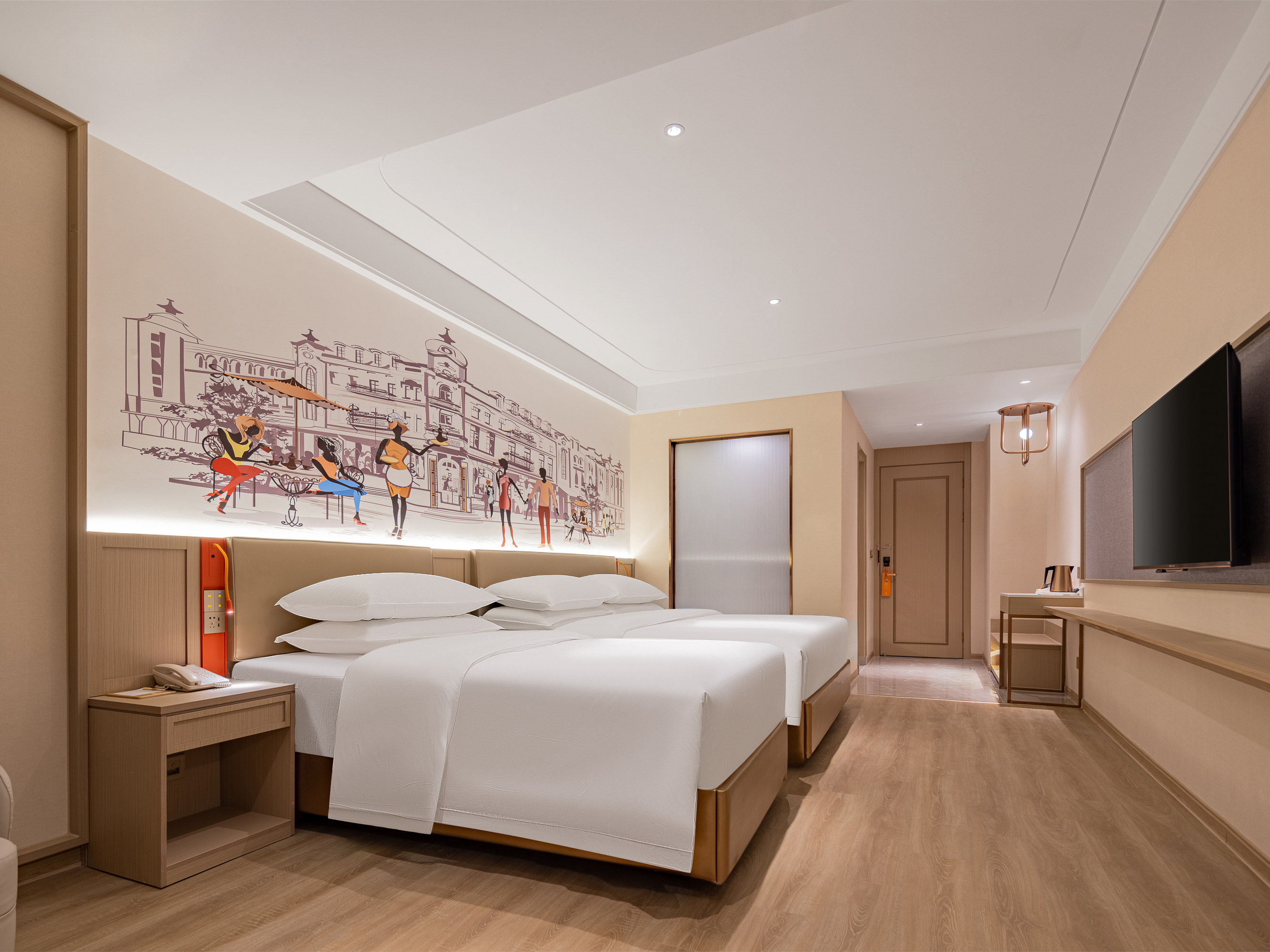 豪華家庭房（親子大小床）