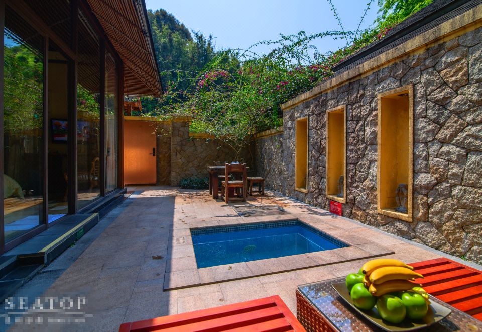 心悦谷池畔别墅-独立庭院-私汤泡池