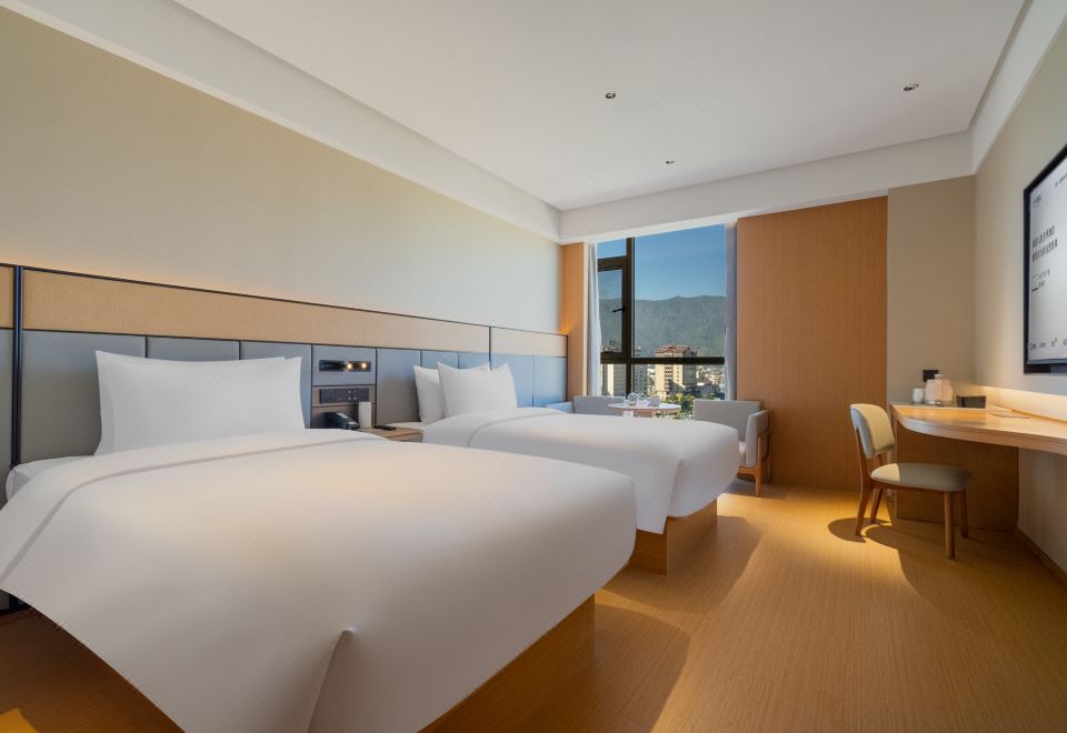 景观双床房【公园景观|金可儿床垫|拾趣茶具】