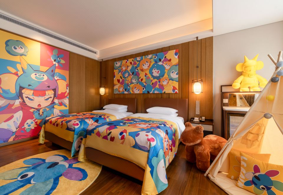 樂雨AI漫游記主題雙床房