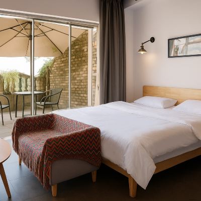 騎樓街景丨輕奢露台大床房（私享露台+全景落地窗） 海口騎樓還客1921精品民宿優惠