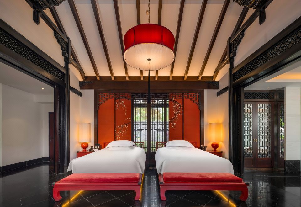 瑤月泳池別墅雙床房