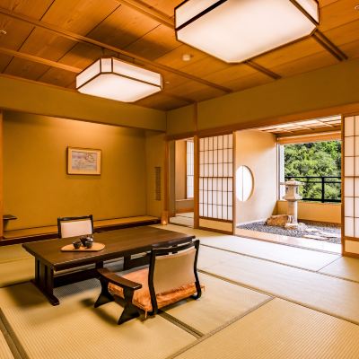 【禁煙】スイート「華扇」 内風呂あり(ガーデンビュー) 湯快リゾート 三朝温泉 斉木別館〈会席タイプ〉 クーポン