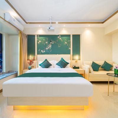 至尊投影大床房（樂園景觀） 希爾公寓（廣州花都融創文旅城店）優惠