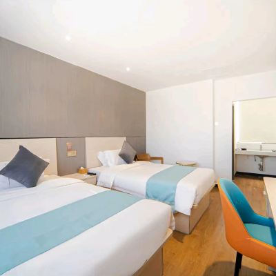 優選雙床房（明亮採光好） 花田酒店（廣州芳村花地灣店）優惠