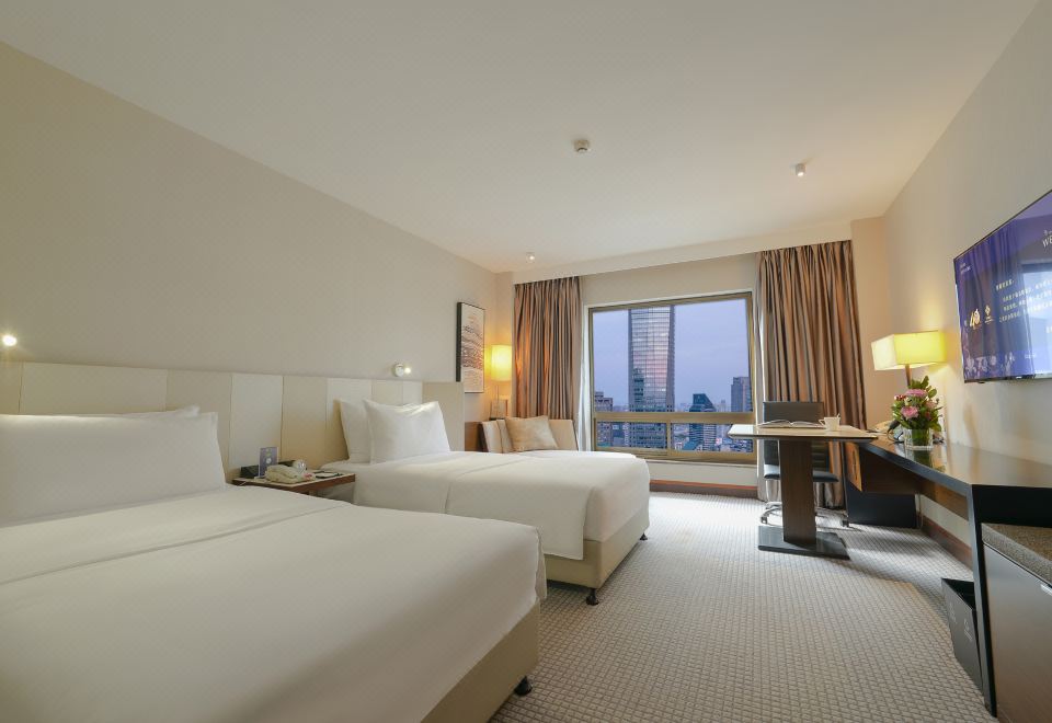 金陵楼经典豪华双床房