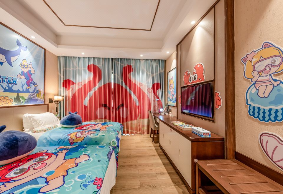 Yuetianxia Hot Spring HotelArea B Zhu Zhu Xia Villa Twin Room