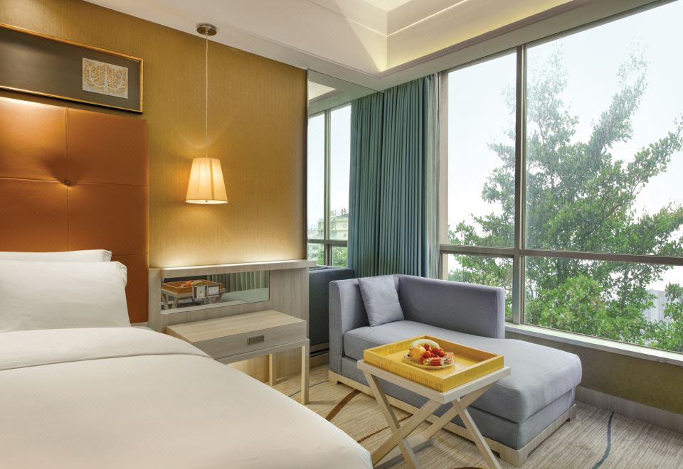 豪华园景双床房