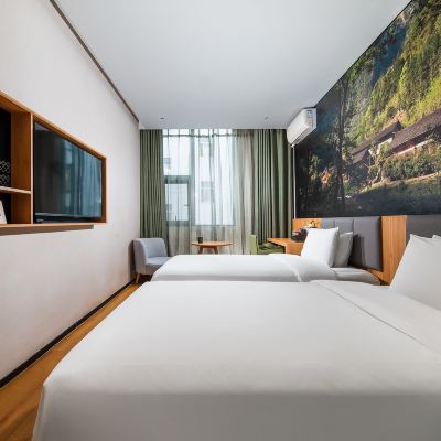 豪華雙床房（手機投屏+小冰箱+記憶枕+助眠床墊） 深圳華僑城世界之窗秋果飯店優惠