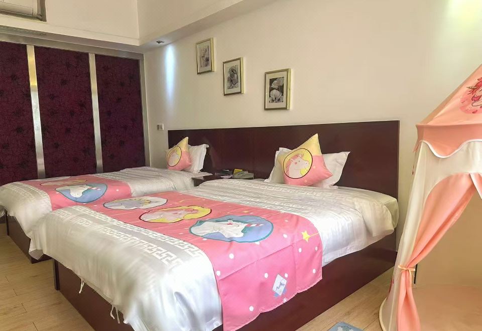 密享亲子双床房-小童玩乐帐篷-乾湿分离-亲肤床品