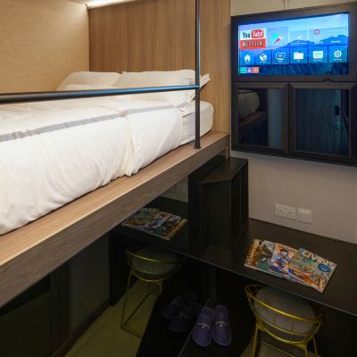 S 客艙 – 雙人床，共用浴室 ST共居旅店 - 牛車水優惠