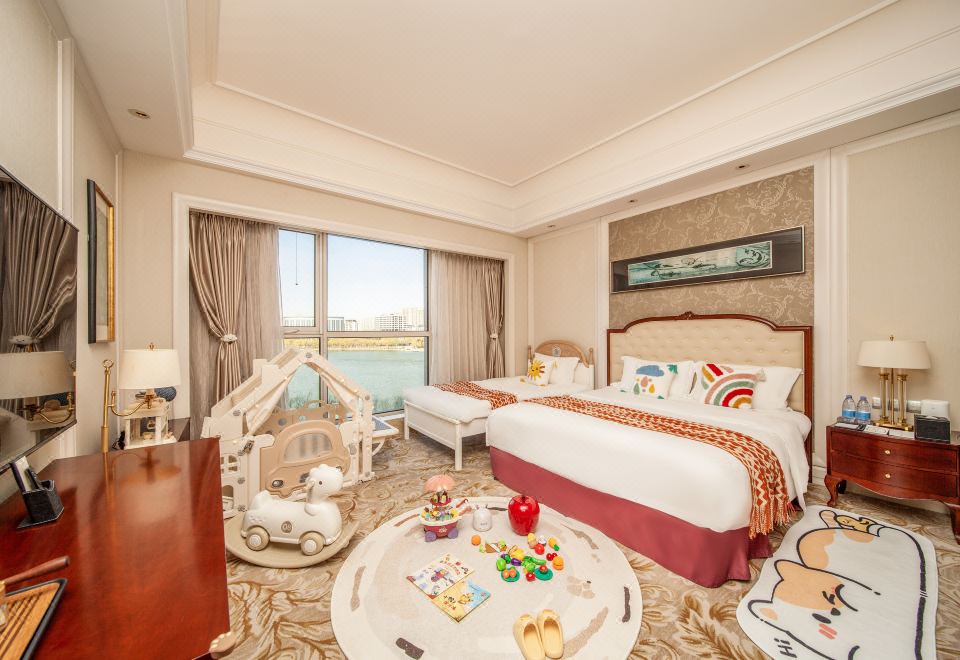 家庭亲子湖景房【观摩天轮+小童帐篷+玩具+小爱音响】