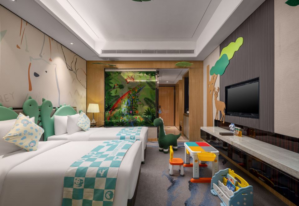 梦游XIAN境主题双床房（森系帐篷）