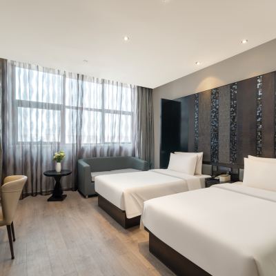 幾木雙床房（浴缸房+亞朵深睡枕Pro+小冰箱） 上海國際旅遊度假區野生動物園亞朵X飯店優惠