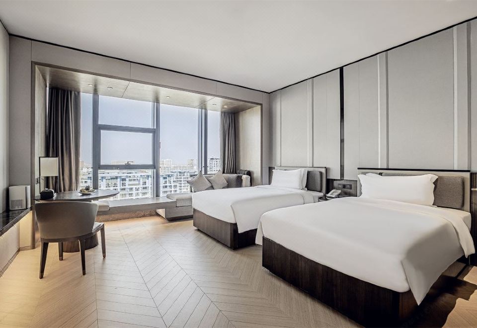 Xinghua Changjiu International HotelSuperior Deluxe Twin Room With Smart Guest Control + Bluetooth Audio + Fresh-keeping Refrigerator