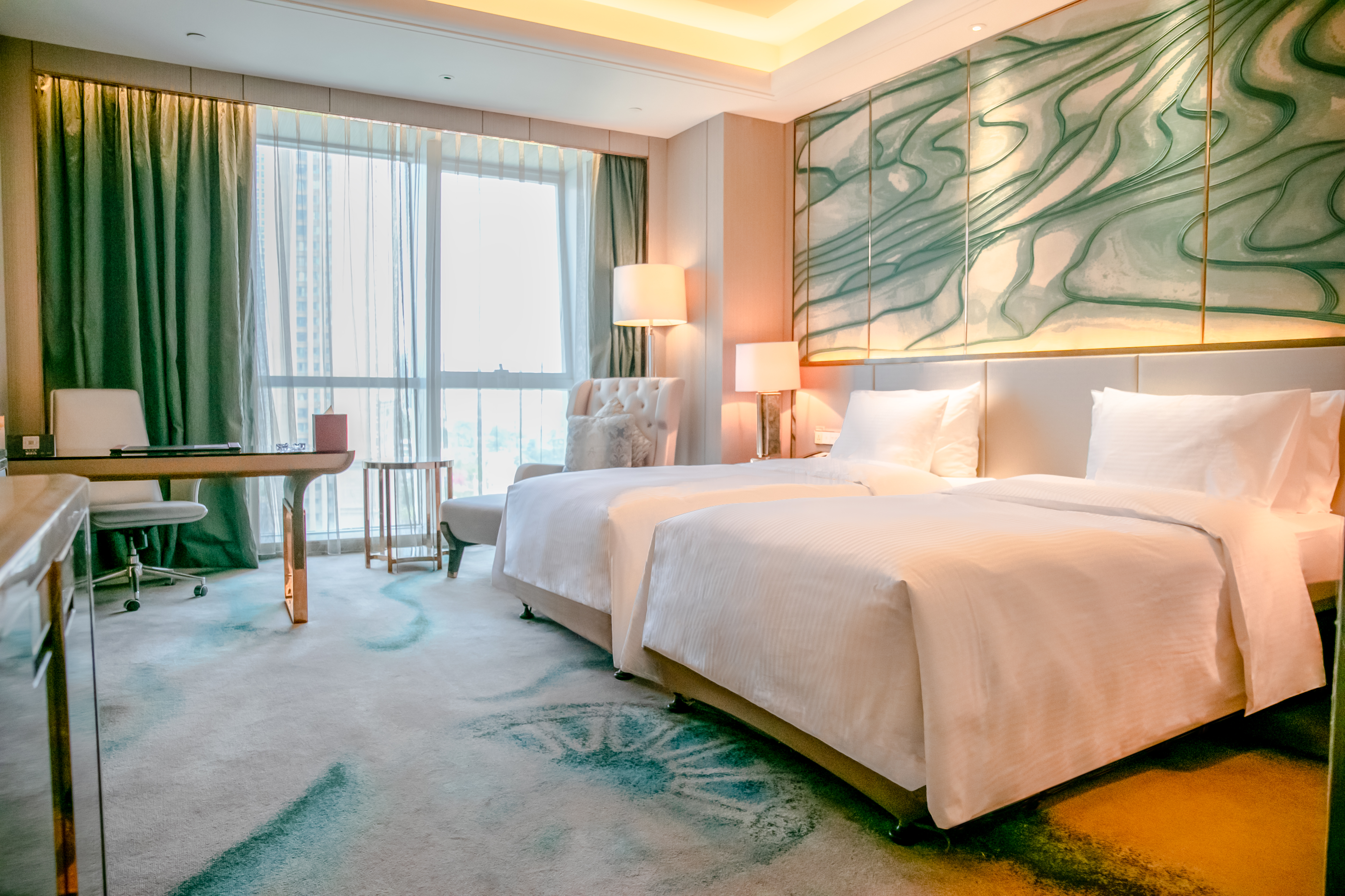 高级豪华荷里活双床房