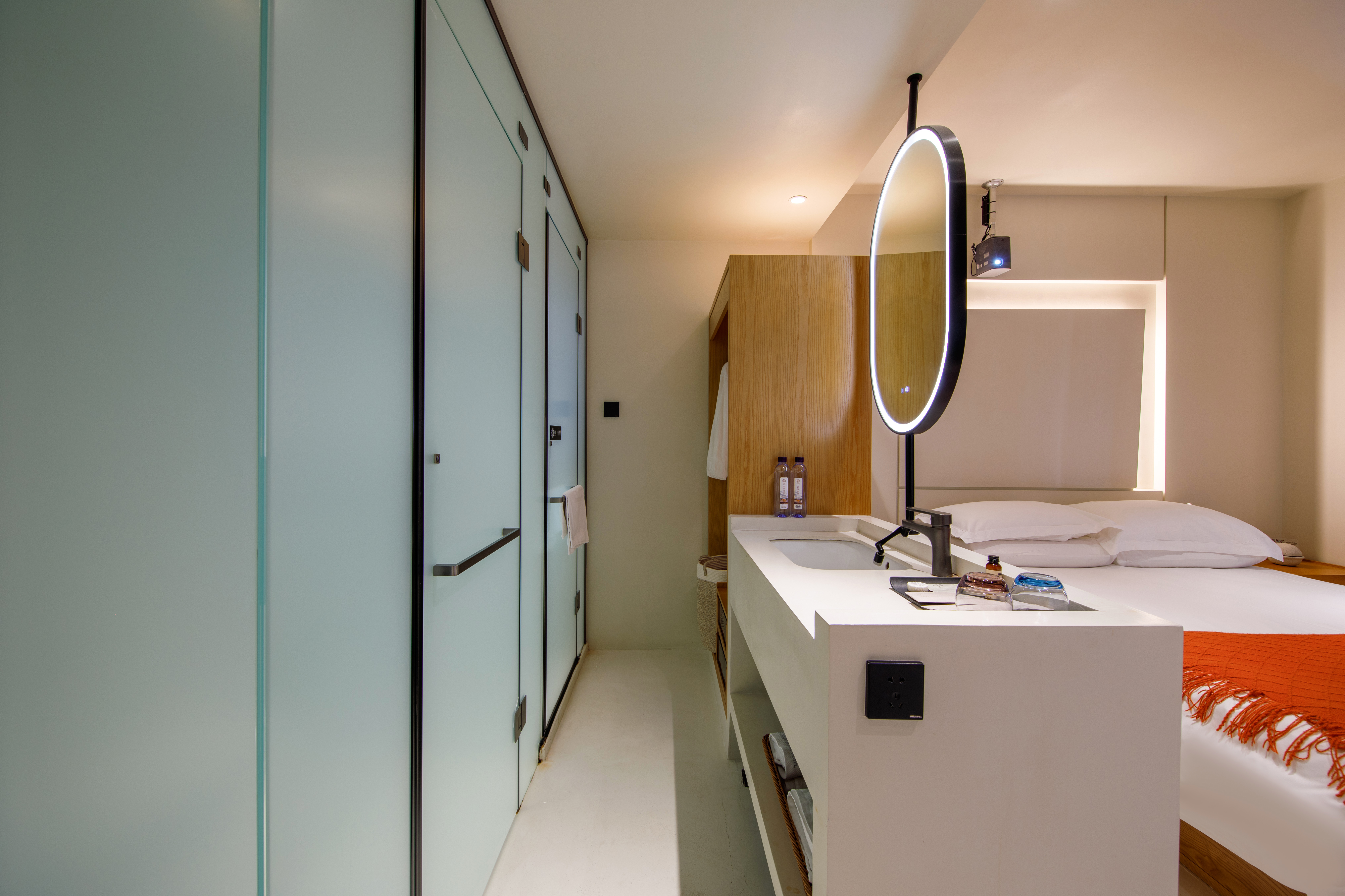 月洒·观景大床房+巨幕投影+品茶坐榻+全屋智能客控