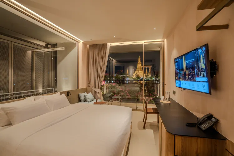 ห้องดีลักซ์พร้อมวิวแม่น้ำ(เตียงใหญ่)