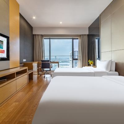 商務觀景雙床房 趣致·嘻哈保利世貿公寓（廣州塔琶洲會展中心店）優惠