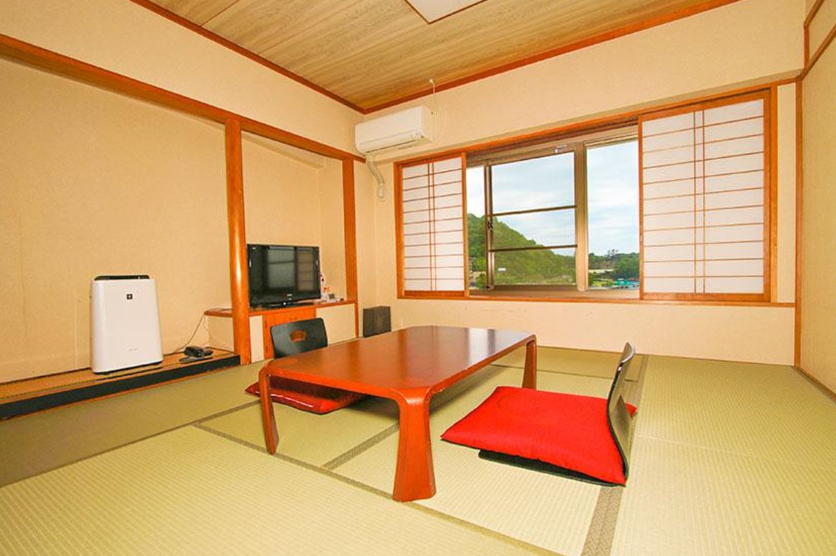 【无烟】高级日式客房，带室外温泉浴池，10张榻榻米，无室内浴池（海景）