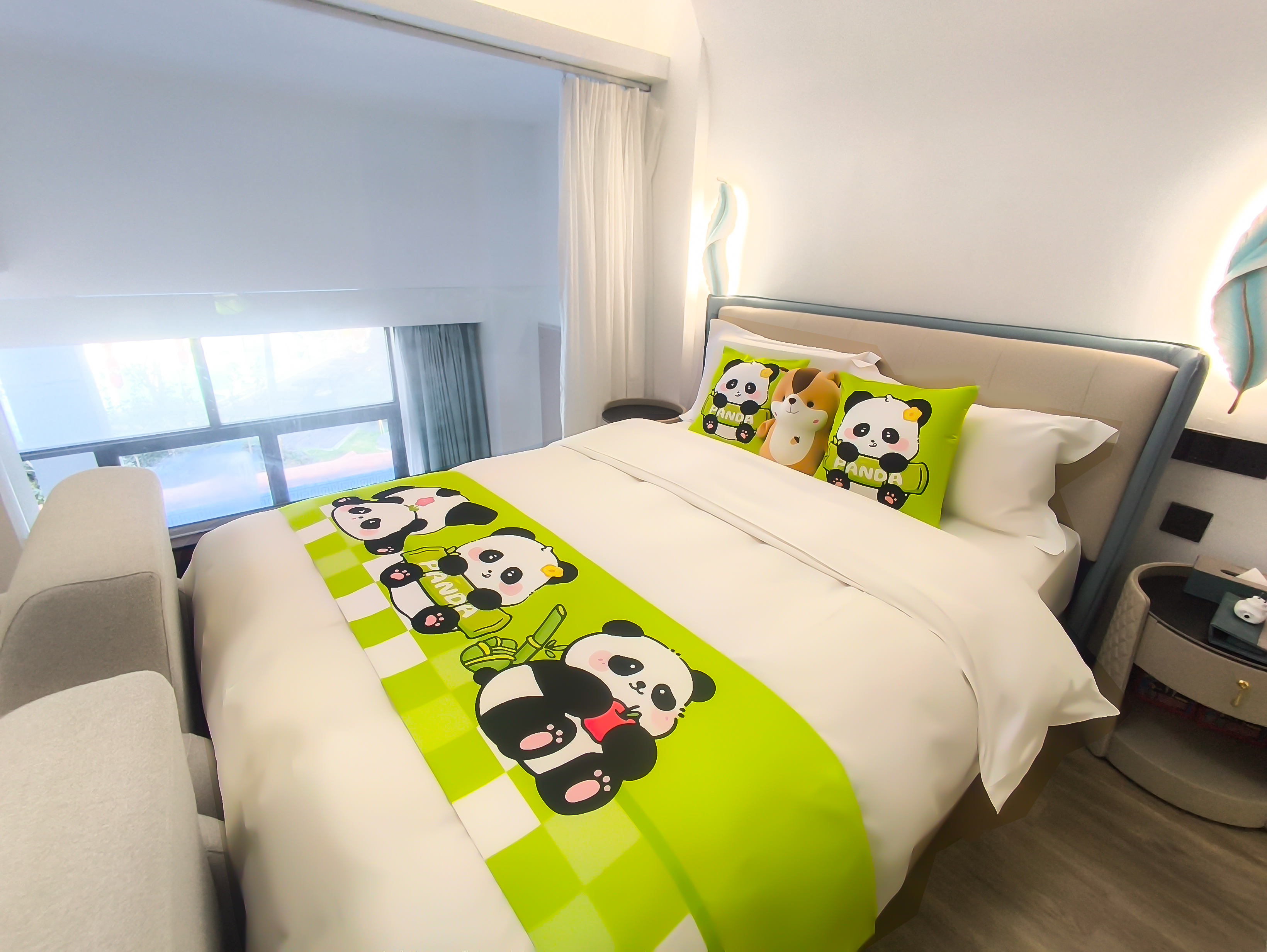 复式亲子直通漂流河房（独立泡池）