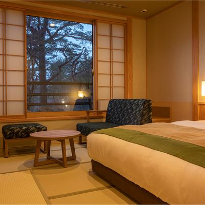 Economy Japanese Style Double Room with Hot Spring Bath