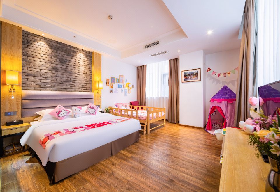 巴蜀风情家庭亲子房（雨淋顶喷+乾湿分离）