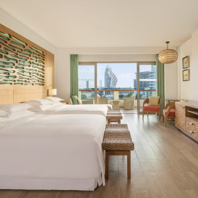 園景雙床房（超寬舒適雙床） 三亞海棠灣喜來登度假酒店優惠