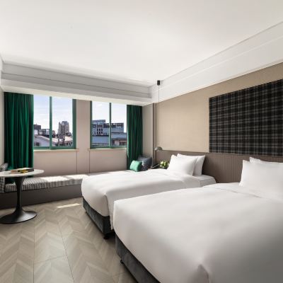 豪華雙床房（坐擁市景） 巴里島雅庭飯店（義烏國際商貿城店）優惠