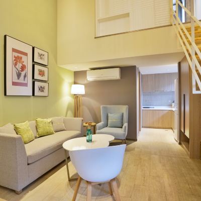 複式庭院家庭房 馨廬花園飯店（上海國際旅遊度假區店）優惠