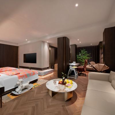 御鉑·童夢親子主題房「親子床品＋搖搖木馬+寶寶椅」 齊齊哈爾御楓飯店（齊齊哈爾火車站店）優惠