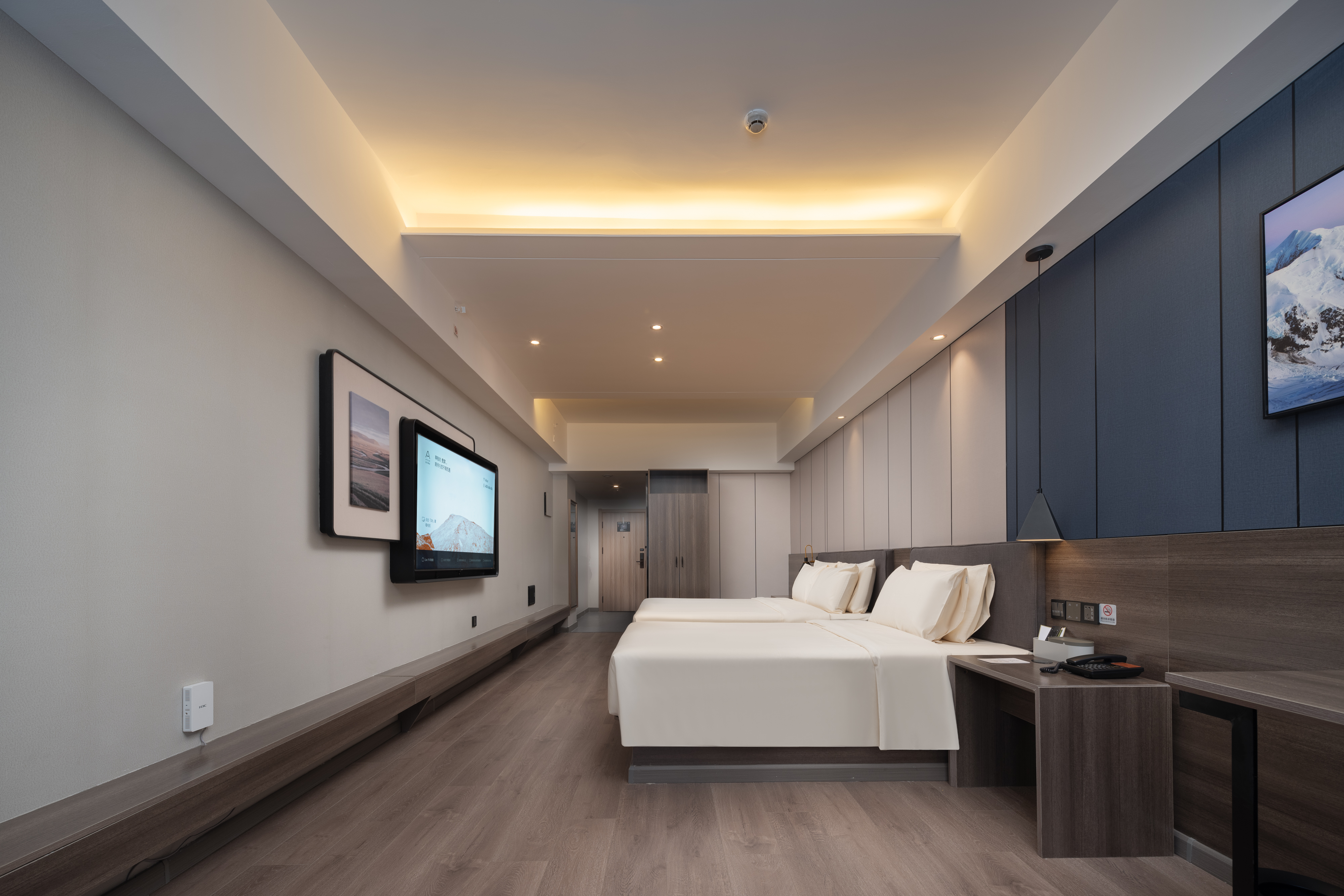 高级亲子双床房（双人洗手枱＋手机投屏＋加湿器）