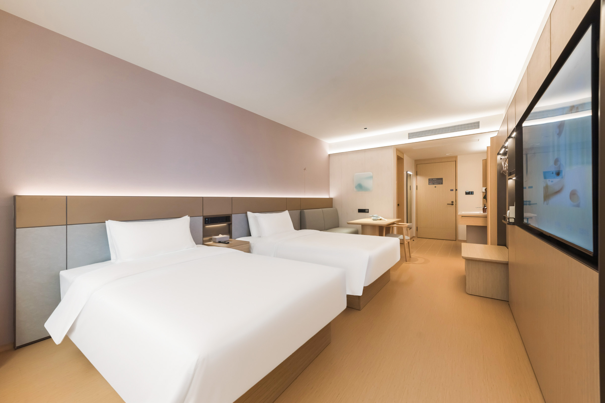 露台庭院双床房（65寸投屏电视+地暖+M3记忆枕）