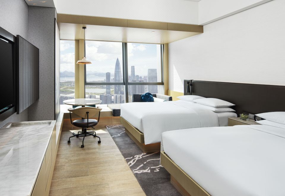 行政灣景雙床房