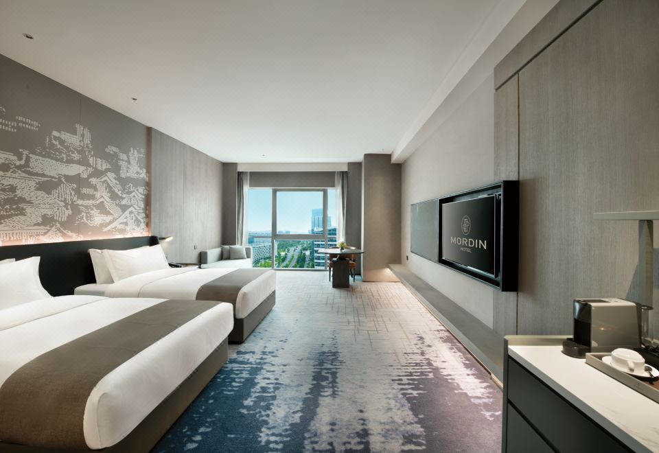 奇遇VR特色湖景雙床房（觀影+游戲）