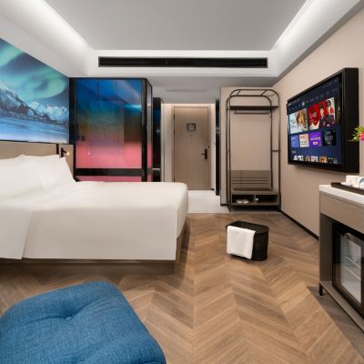 零壓高級大床房（房間寬敞+新風系統+mini冰箱+電視投屏）