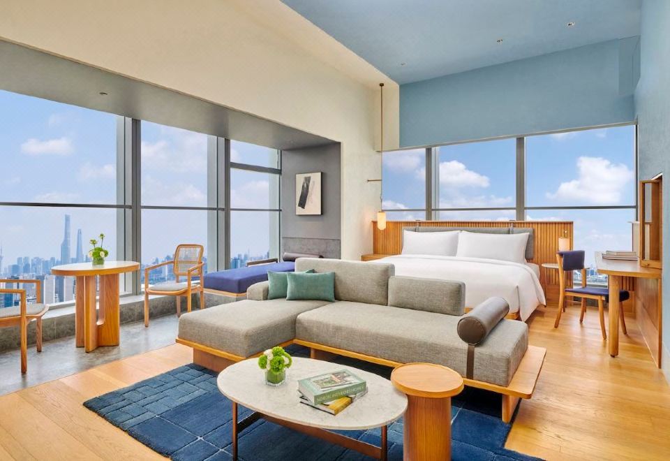 雙臥家庭房-縱覽前灘城央景致