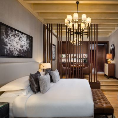 阿斯彭滑雪小木屋-可使用行政酒廊丨一線雪景+豪華廚房 杜拜凱賓斯基阿聯酋購物中心酒店優惠